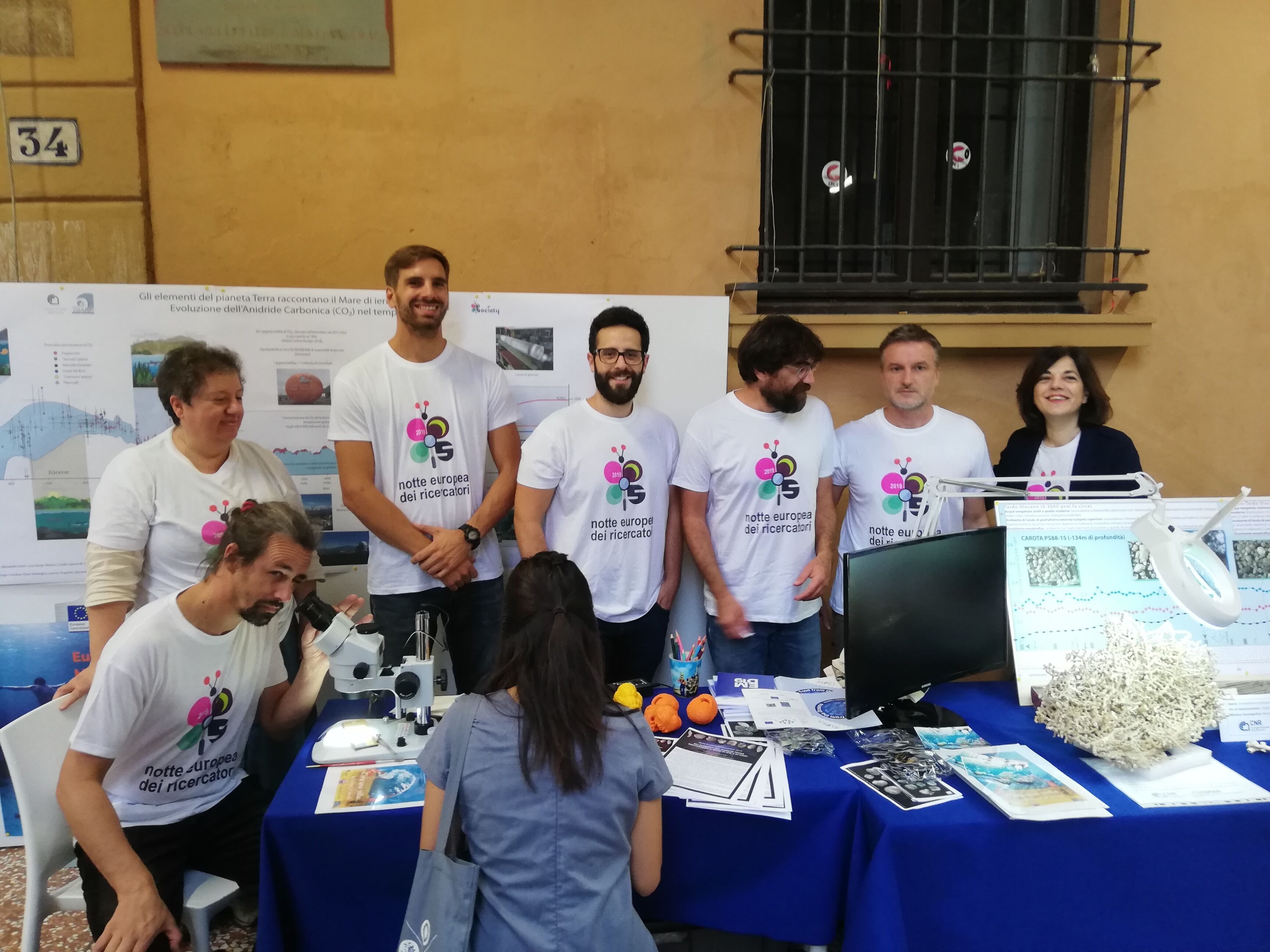 ISMAR-CNR research group participating in the European Researchers' Night 2019