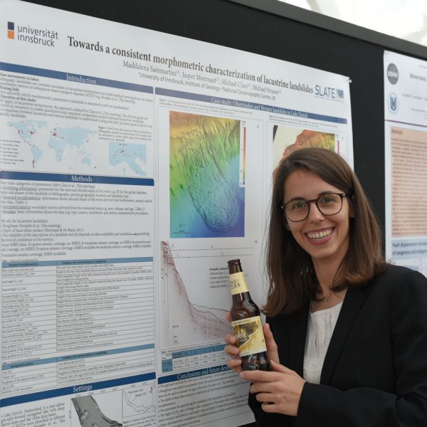 Poster presentation with Maddalena